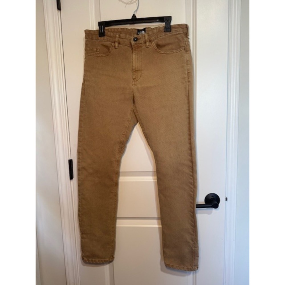 The North Face Mens Tan Colored Denim Jeans Casual Pants Size 34